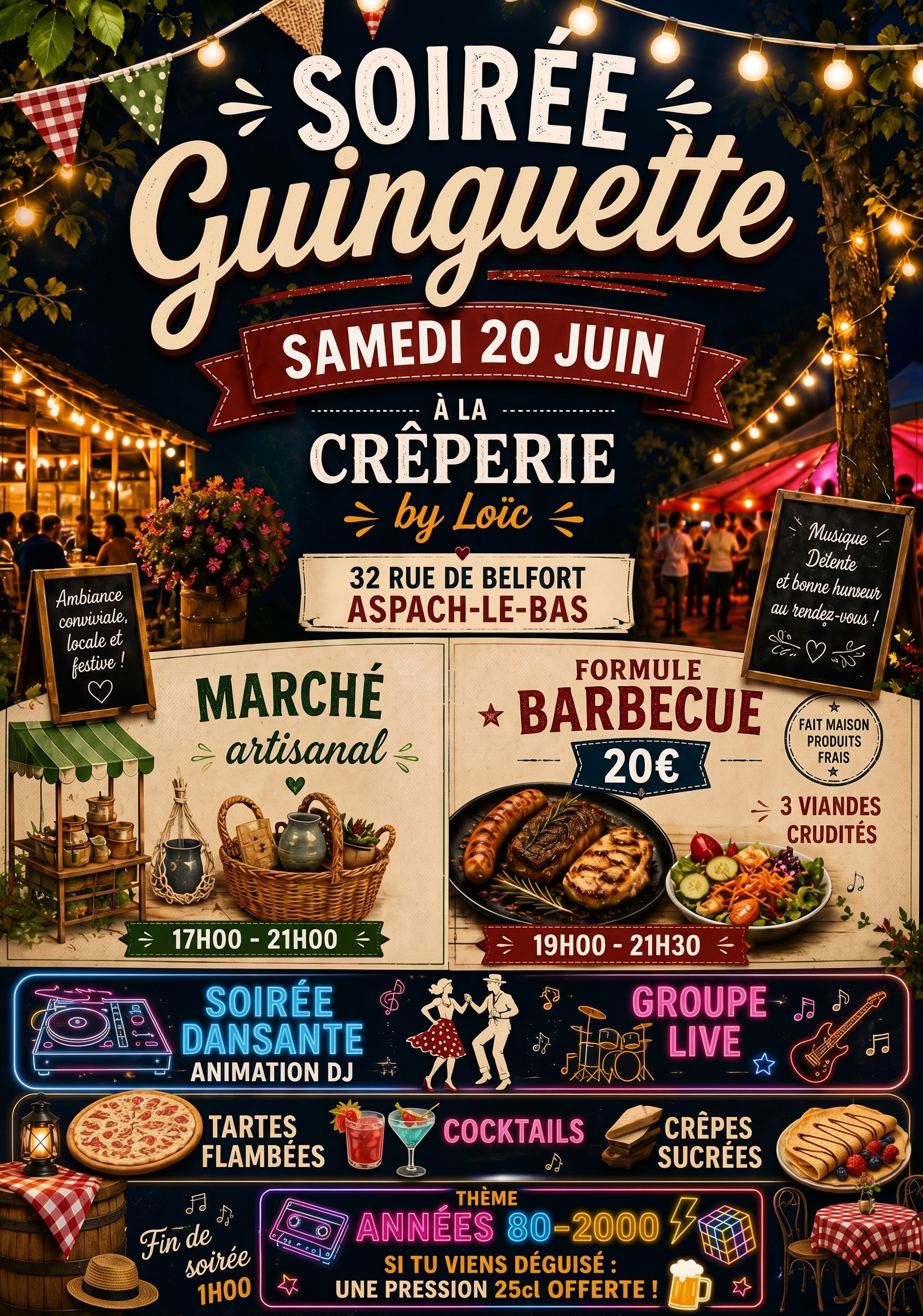 Affiche Marché d'été